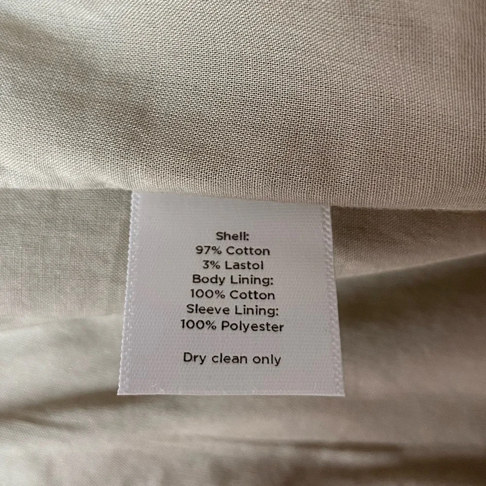 TALBOTS Petites Beige Jacket/Blazer | Size 2P - Picture 9 of 11